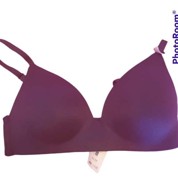 LA SENZA Navy Blue Wire Free Push Up Bra - Size XS, 32A - Picture 1 of 3